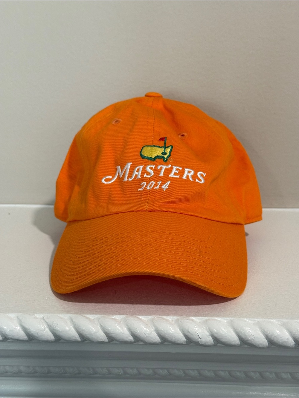2014 Masters Tournament Hat Orange Cotton - Bubba Watson Win Year